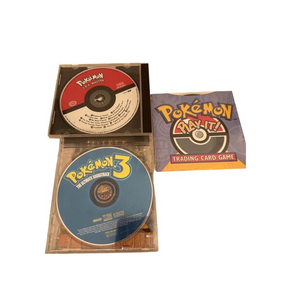 & Other Stories | Video Games & Consoles | Pokmon Lot Of Soundtrack Play It Trading  Card Game 2ba Master | Poshmark